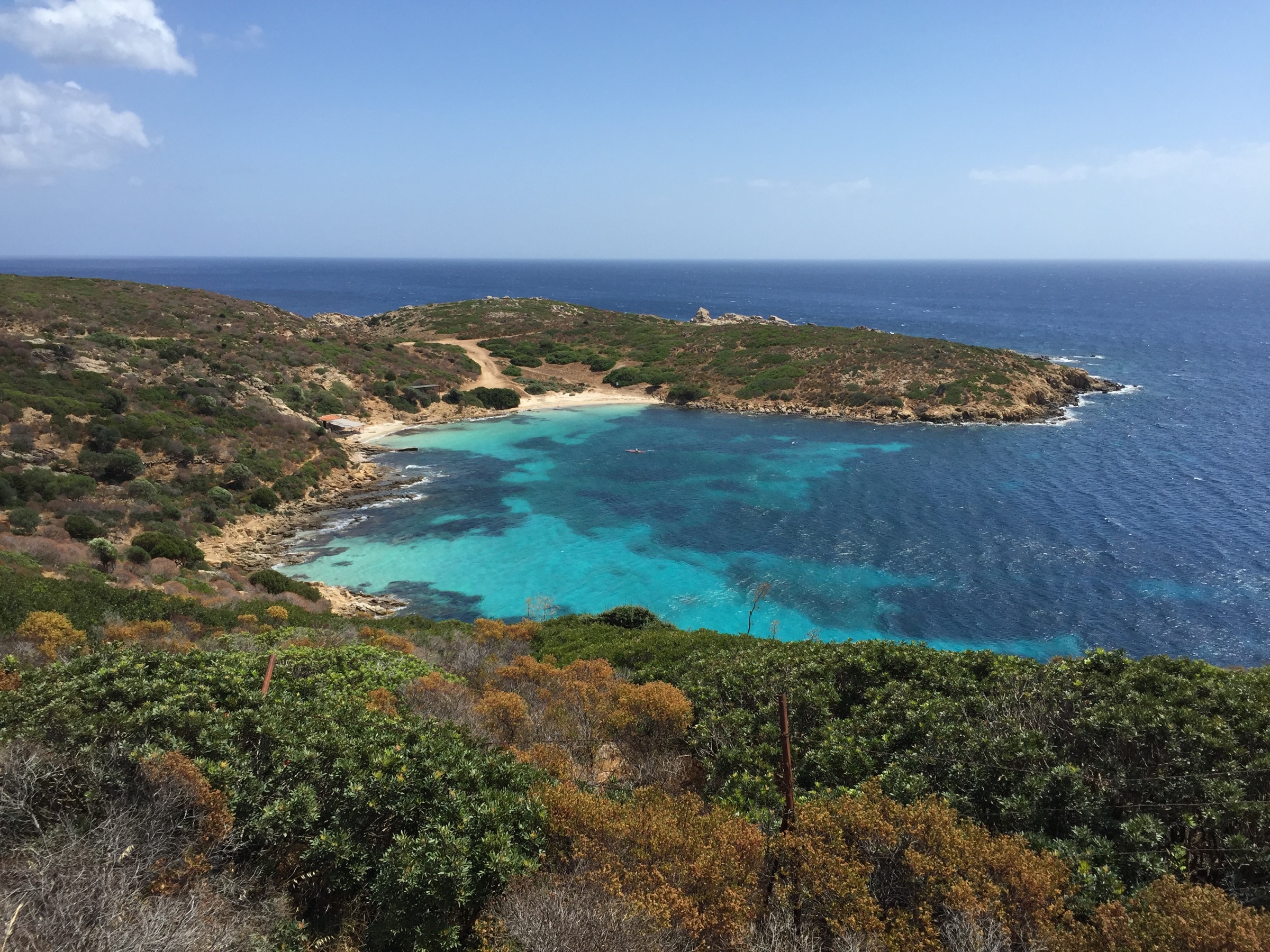 Cala Sabina nel Parco dell’Asinara